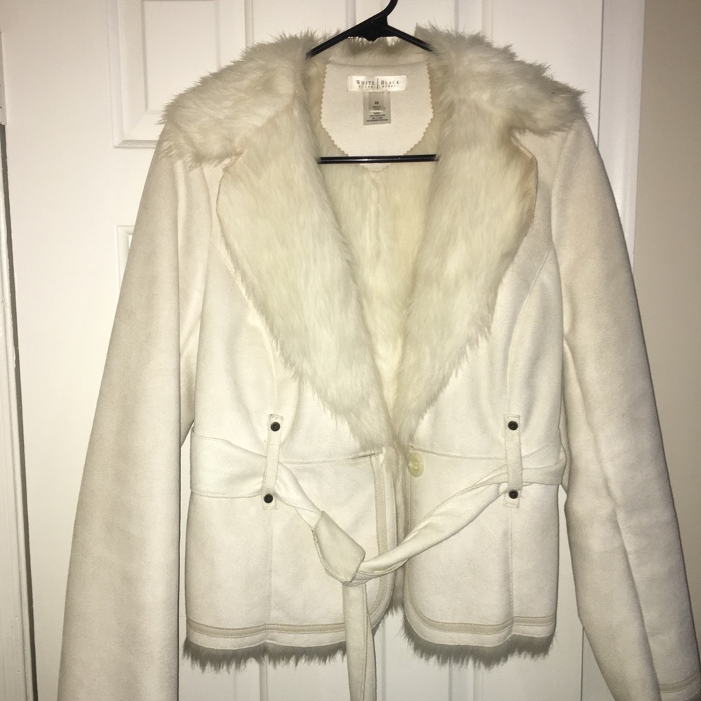 White House Black Market XS Suede Jacket